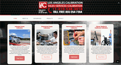 Desktop Screenshot of losangelescalibration.com